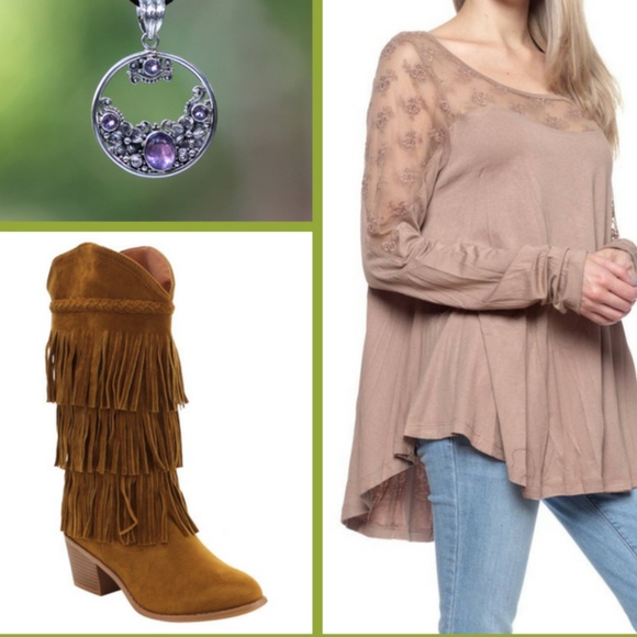 Fun Fringe Boots - Picture 4 of 4